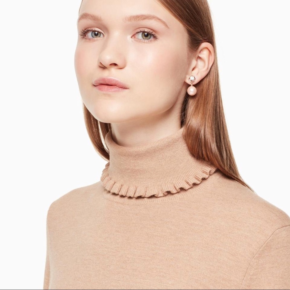 Kate Spade Lady Marmalade Pearl Drop Earrings - Picture 4 of 4